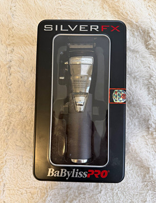 BaBylissPRO SilverFX FX870S Adjustable Hair Clipper Silver/Black Unisex