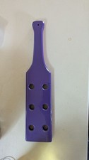 Light Weight Wooden Spanking Paddle PASSION PURPLE BDSM DISCREET PACKAGING