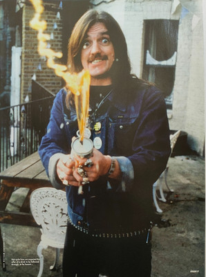 LEMMY. MOTORHEAD A4 Magazine Poster KERRANG ly
