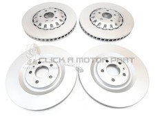 Front And Rear Brake Discs New Set For Audi Q7 3.0 TDi 2016-2024 (Check Size)