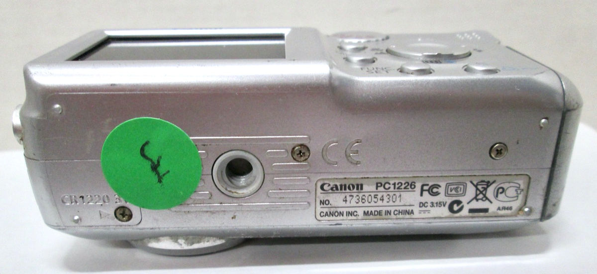 Canon PowerShot A460 Digital Camera 4x Optical Zoom Silver - Parts