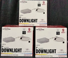 4” Keystone Downlight LED 9W 5 select colors