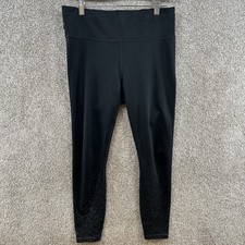 Athleta Women's Leggings Size Medium Black Mid Rise Pull On Stretch