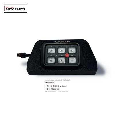 Universal Auxbeam Switch Panel Mount | Flush Fit for 6/8/XL8 Gang