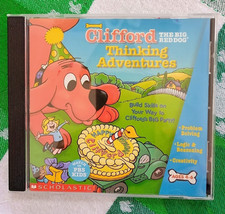 Clifford The Big Red Dog Thinking Adventures Scholastic CD-ROM Edukacyjny 