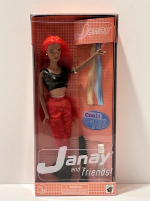 RARE 2001 Integrity Toys Janay & Friends Janay Doll Cool Hair Extensions NRFB