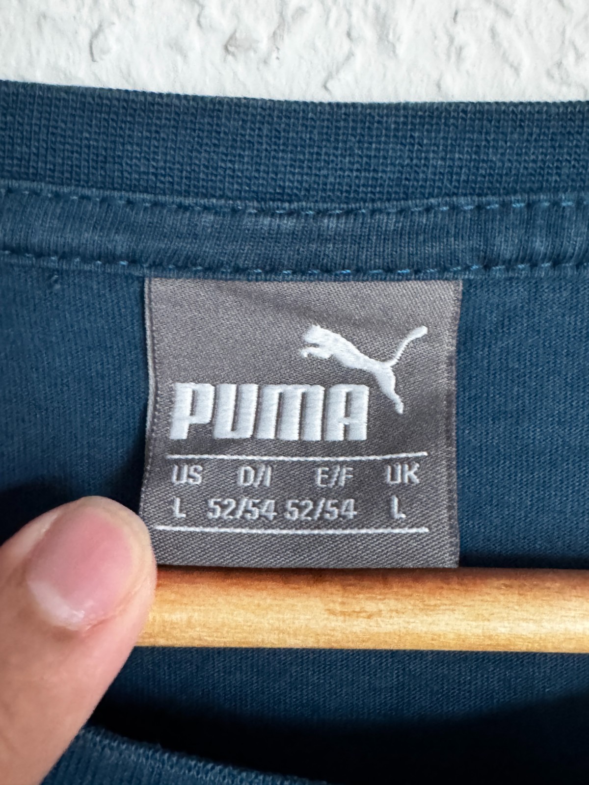 Puma Herren Graphic Logo T-Shirt - Teal Blau - Größe Large (L) image 5