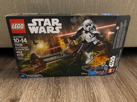 LEGO Star Wars: Scout Trooper & Speeder Bike (75532) Used, Open, 100% Complete