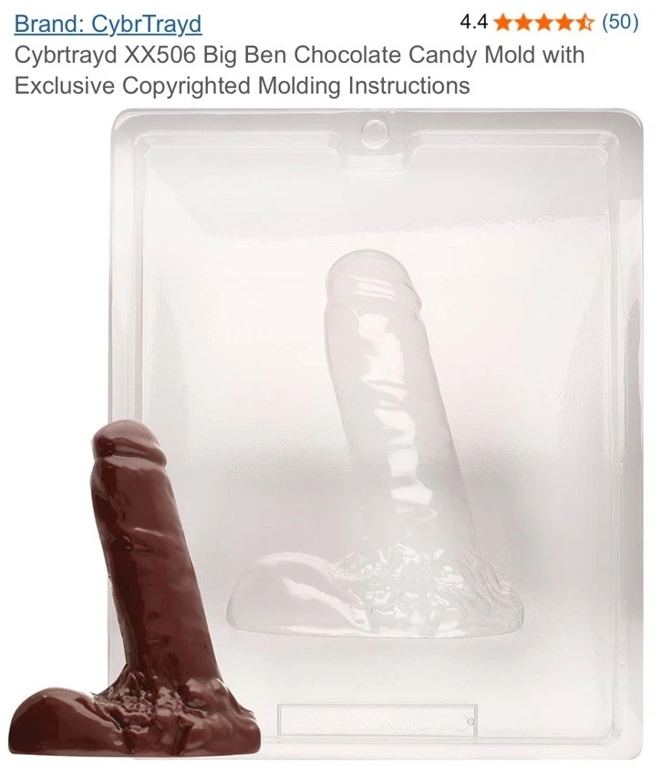 Lot of 6 Large Penis Chocolate or Soap Mold CybrTrayd  XX506 Nicely Detailed! - Image 3 of 4