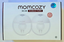 Momcozy M5 Double Wearable Breast Pump, 9Levels, White - NEW OB