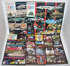 (LOT OF 4) - 1981, 1982, 1984, 1986 - MRC Tamiya Catalogs *Smell - READ*