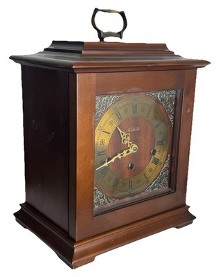Vintage  Elgin Chime Mantel Bracket Clock Made in Germany Fully Serviced