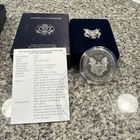 1995 P American Silver Eagle Bullion Proof $1 Coin Collectible OGP COA 011819