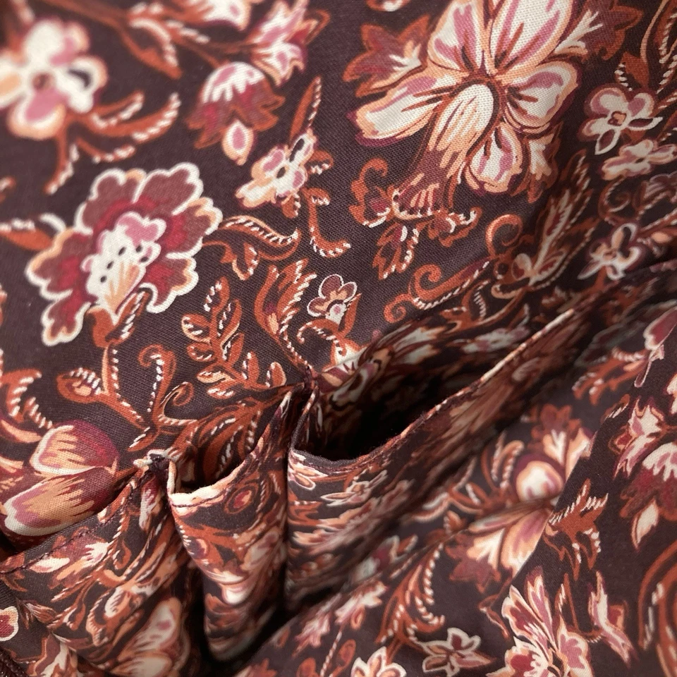 Vera Bradley Bandolera Bandolera Bandolera Bandolera Bandolera Vino Algodón Púrpura con Bolsillos Foto 4 de 4