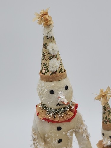 Vickie Smyers Bethany Lowe Christmas Snowman Toy Bucket Sleigh Sled Orig Tag - Bild 2 von 13