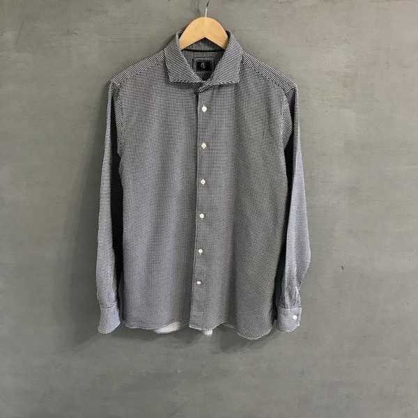Men Bogner Shirt White Cotton 40 /L / 48 #1V39