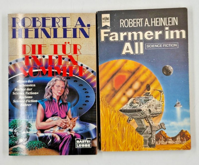   Robert A. Heinlein 2x Sci-Fi Romane Die Tür in den Sommer + Farmer im All  