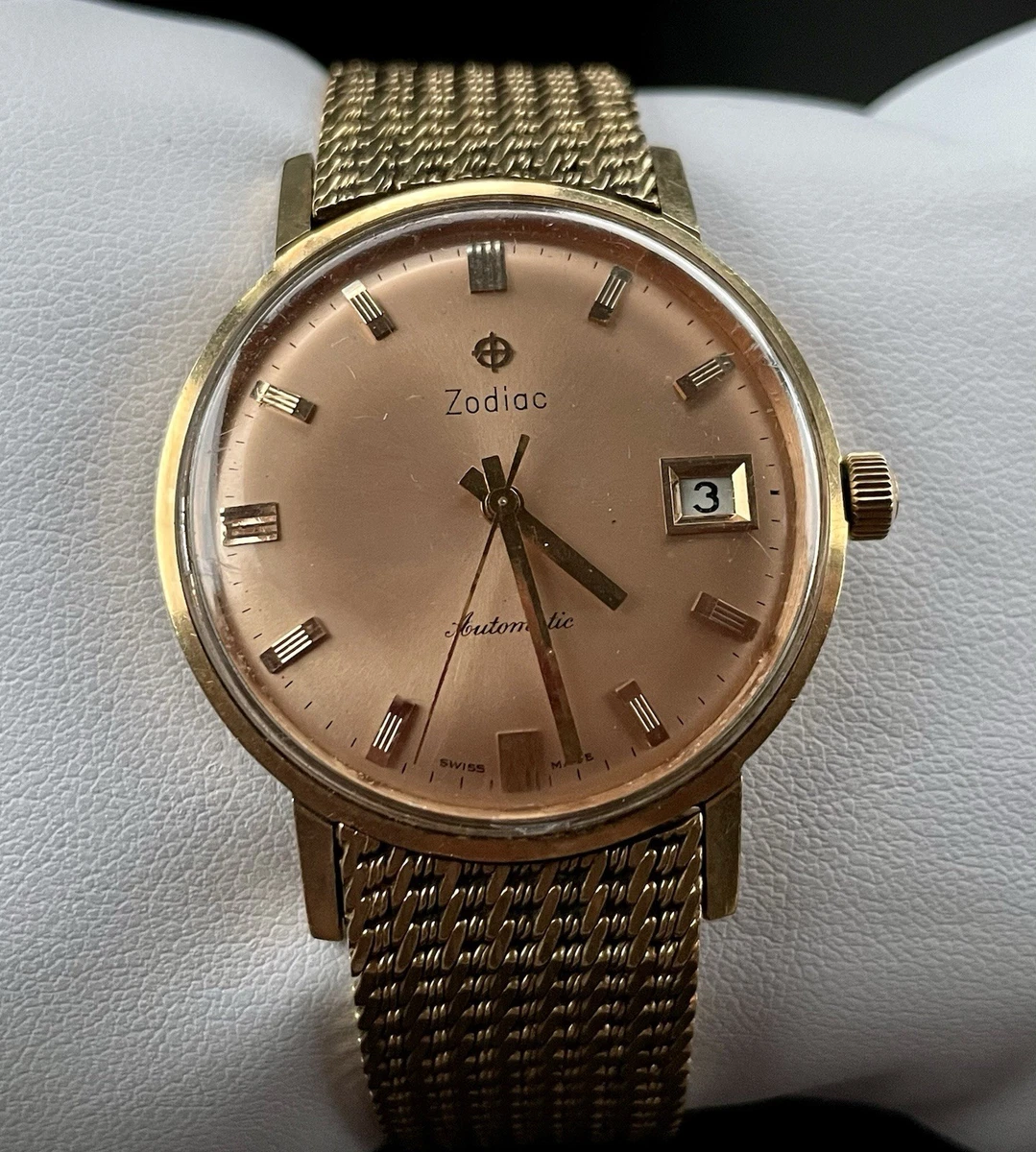 Zodiac Gold Wristwatches for sale - eBay