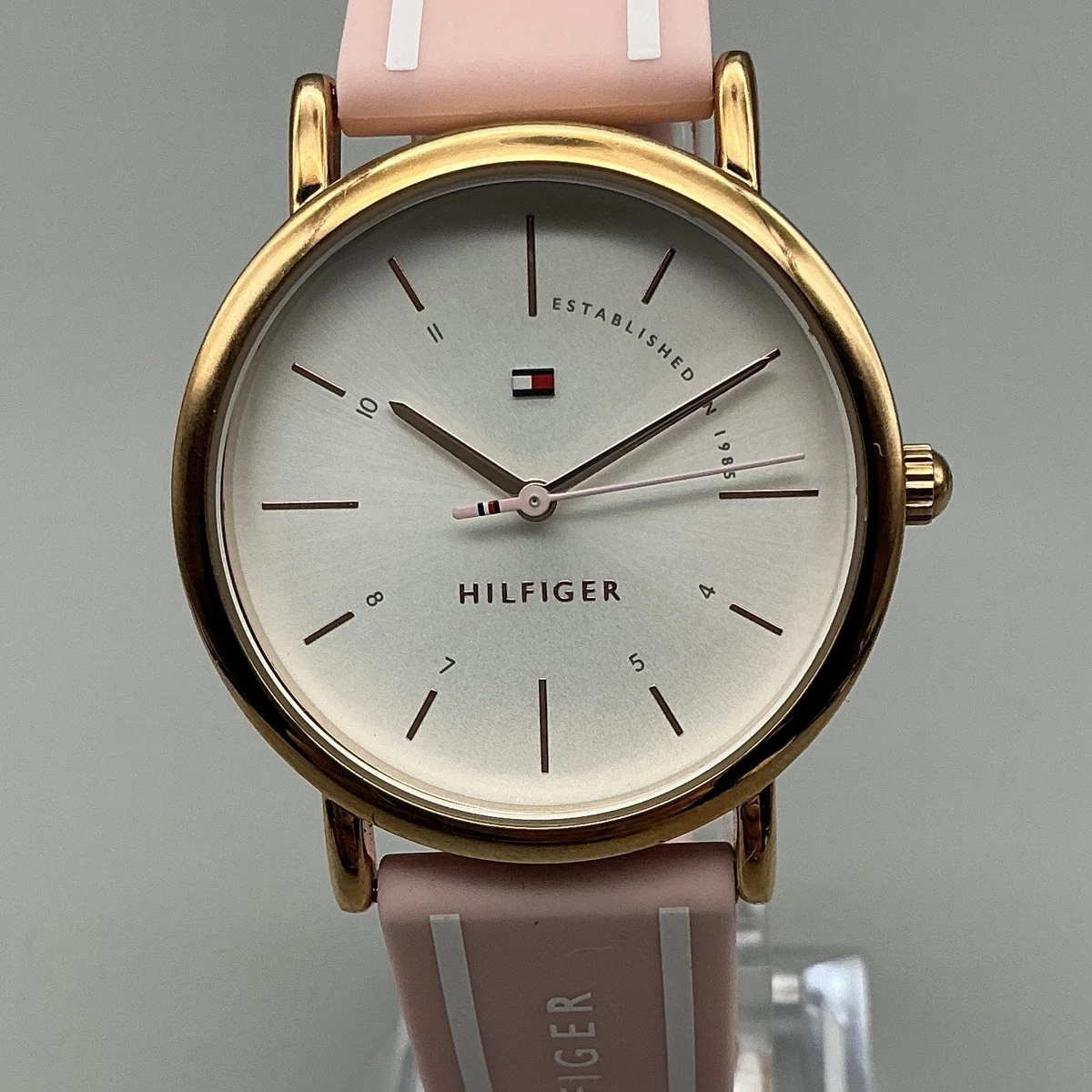 Tommy Hilfiger Watch With 40mm Pink Tone Face & Light Pink Leather Band Tommy Hilfiger Blush Leather Slim Women main image 3