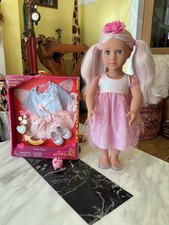 Our Generation Doll Twinkle in original outfit with New Tooth Fairy Outfit "VGC"