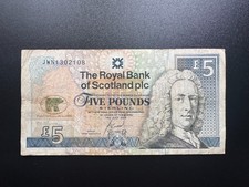 Royal Bank of Scotland 5 Pounds Banknote 2005 Old Circulated Bank Bill P-365