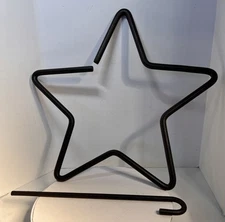 Star Shaped Wrought Iron Dinner Chime Western Style  12.5"
