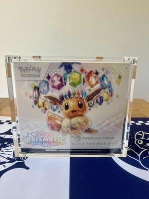 Pokemon Prismatic Evolutions Pokemon Center Elite Trainer Box ETB Factory Sealed