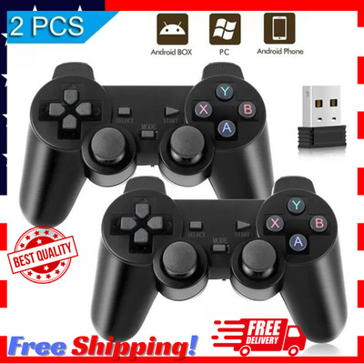 2.4GHz Wireless Gamepad USB Controller for PC Android TV Box (1/2PC)
