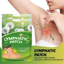Lymphatic Detox Patch - For Swollen Lymph Glands, Parametrial Lymph, 8Patches