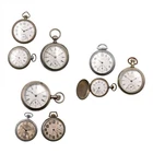 9 ANTIQUE WALTHAM HAND WOUND OPEN FACE POCKETWATCH LOT GOLD FILLED BASE METAL