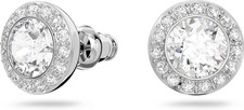 Swarovski Una Angelic Collection Stud Earrings Rhodium Plated