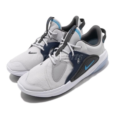 grey and blue sneakers