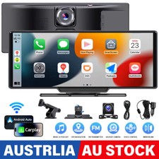 Premium 4K 10.26'' Touch Dash Camera Cam Dual Car Recorder for CarPlay Android