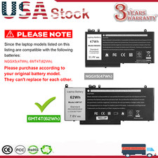 6MT4T/NGGX5 Battery For Dell Latitude E5470 E5570 Precision 3510 79VRK 7V69Y