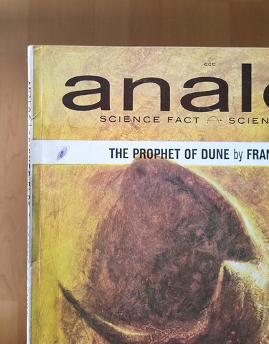 Analog Science Fact/Science Fiction 1965 March "Prophet of Dune" part 3 of 5. - Imagen 3 de 24