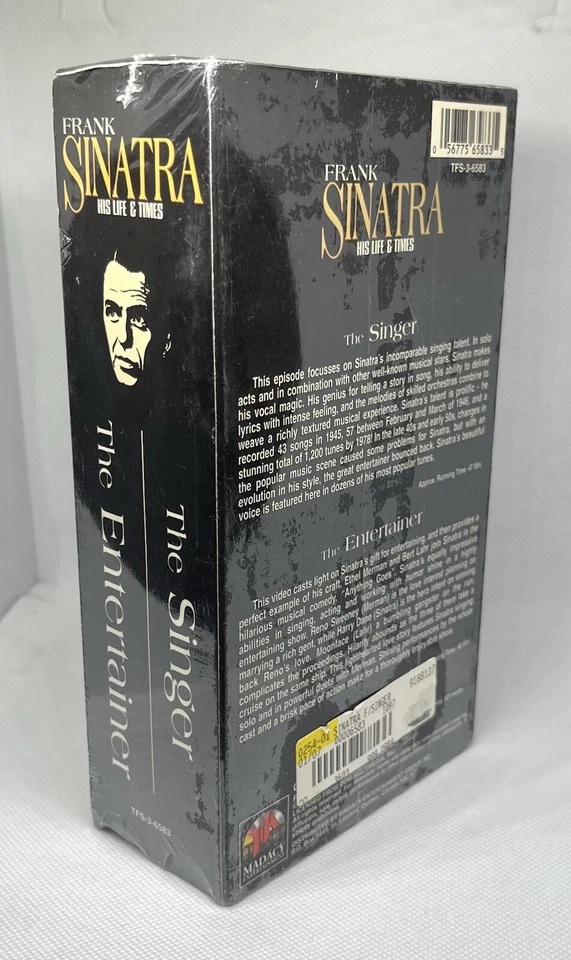 Frank Sinatra Sealed VHS - His Life And Times - - Image 4 of 4