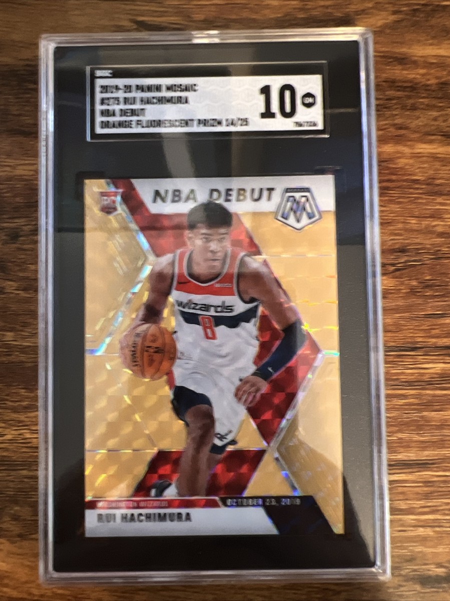 2019-20 Panini Mosaic Orange Fluorescent #231 Rui Hachimura /25
