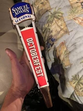 Samual Adams Seasonal 3 Sided Beer Bar Tap Handle 13" Collectible Advertising