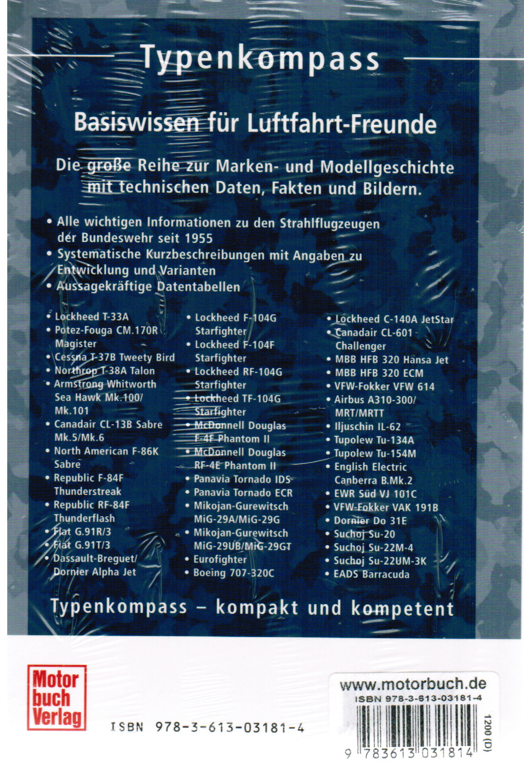 Thumbnail - Buch Typenkompass Strahlflugzeuge Der Bundeswehr Seit 1955 Gerhard