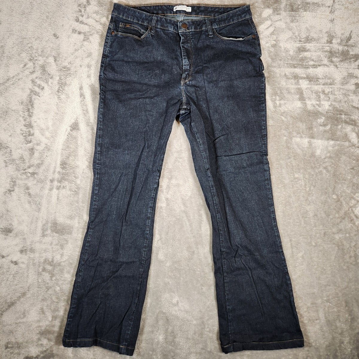 Lee Jeans Womens 16 34X31 Slender Secret Lower On The Waist Bootcut Blue  3F00251