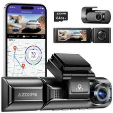 AZDome M550 Pro 2CH 4K Wifi GPS 64gb Dashcam