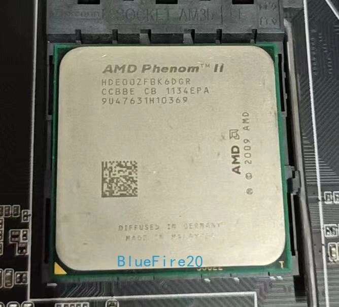 AMD Phenom II X6 1100T Desktop CPU Black Edition AM3 HDE00ZFBK6DGR unlocked - Image 2 of 4