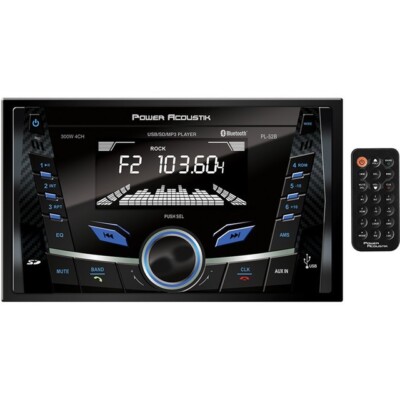 Power Acoustik PL-52B | Double Din Digital Media Bluetooth Head Unit Car Radio