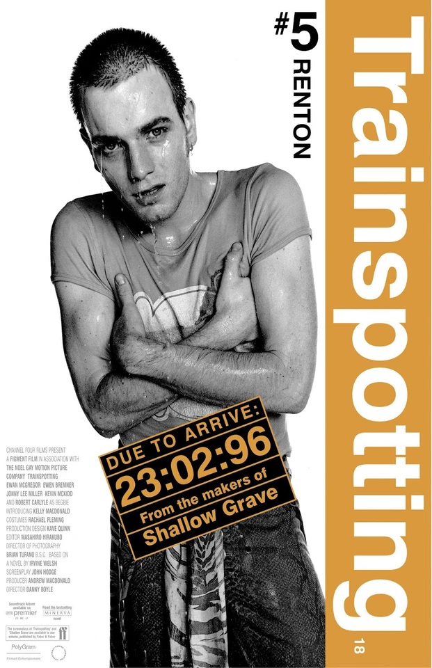 Trainspotting movie poster - 11" x 17" inches - Renton - Ewan McGregor