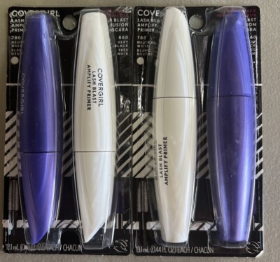 2-Covergirl Lash Blast Amplify Primer Lash Blast Fusion Mascara #860 Very Black