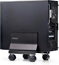 Rolling Computer Tower Cart with Adjustable CPU Mount, Max Load 46.3Lb