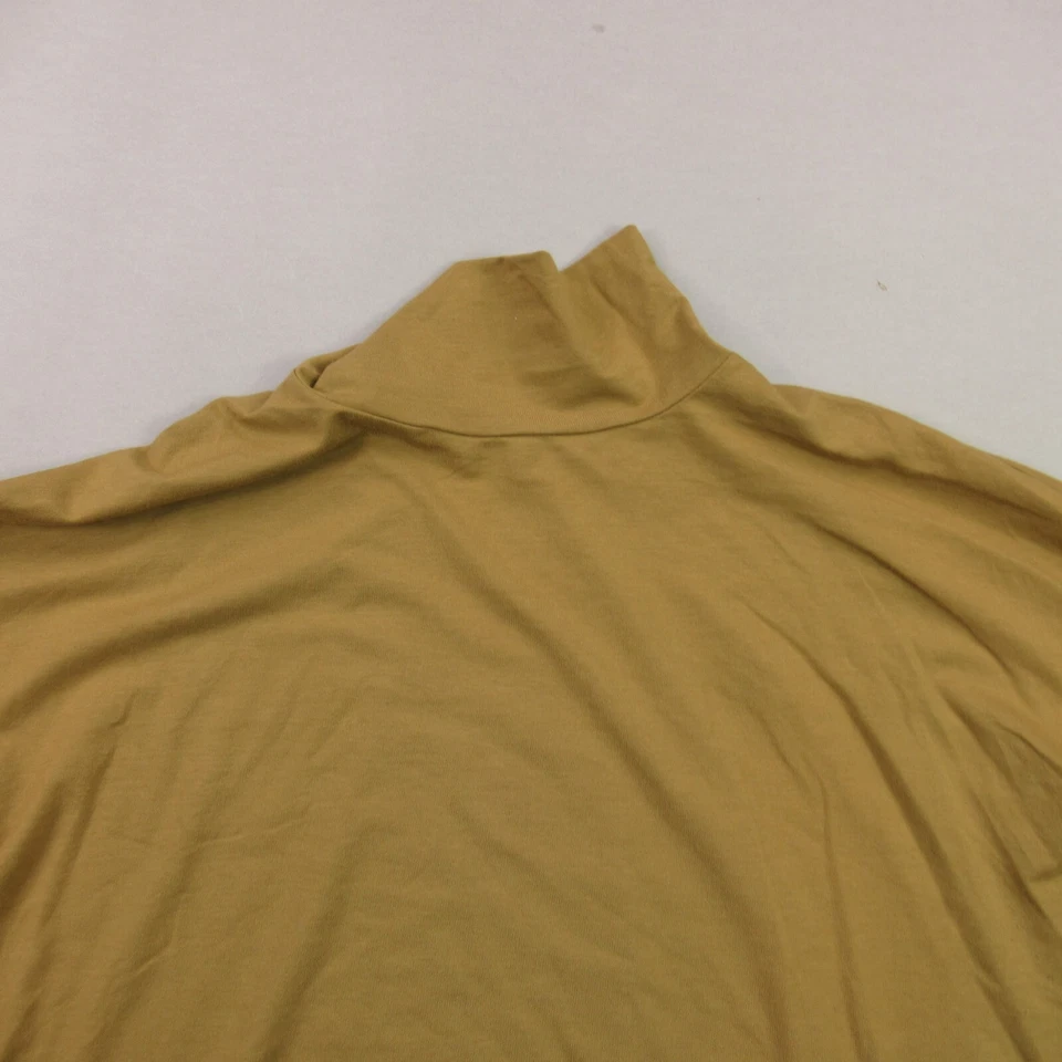 J Jill Sweater Womens Large Petite Long Sleeve Adult Outdoors Turtle Neck Yellow - Image 3 of 4