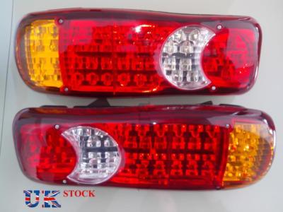 2x Rear Tail Lights Lamp fit Truck Renault DAF Scania Iveco Volvo MAN 24V 46 LED