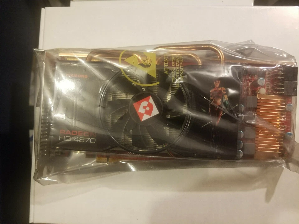 Diamond ATI Radeon HD 4870 512MB GDDR5 2X DVI 1X S-VIDEO Video Card Only - Image 4 of 4
