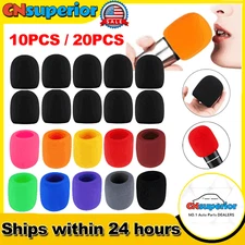 20PACK Microphone Foam Mic Sponge Ball Shape Cover Windscreen Protective Shield*